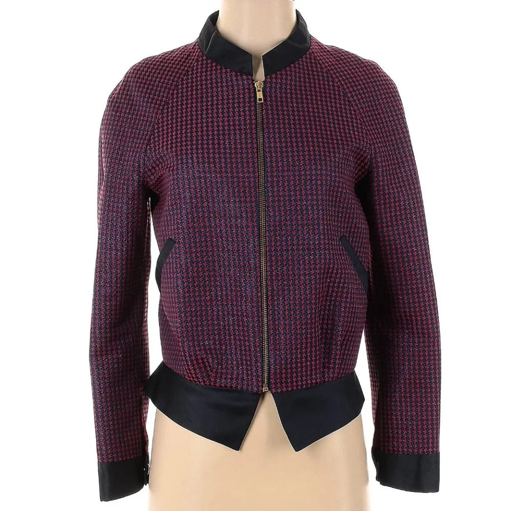 DePloy London Metallic Silk Blazer